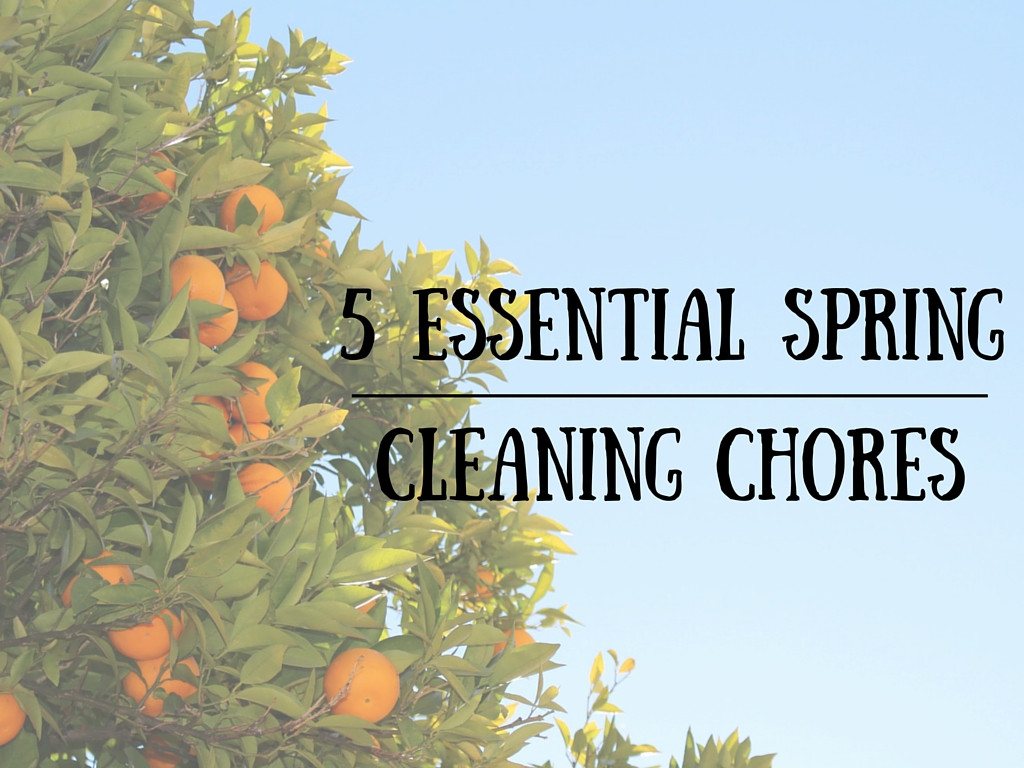 5 Essential Spring Cleaning Chores