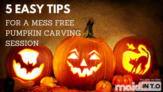 MESS FREE Pumpkin Carving