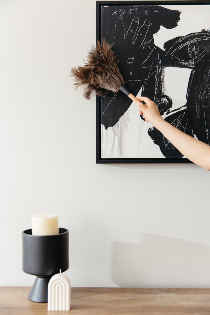 Maid in T.O team member completing office cleaning in Vaughan, ON for a tidy, professional work environment.