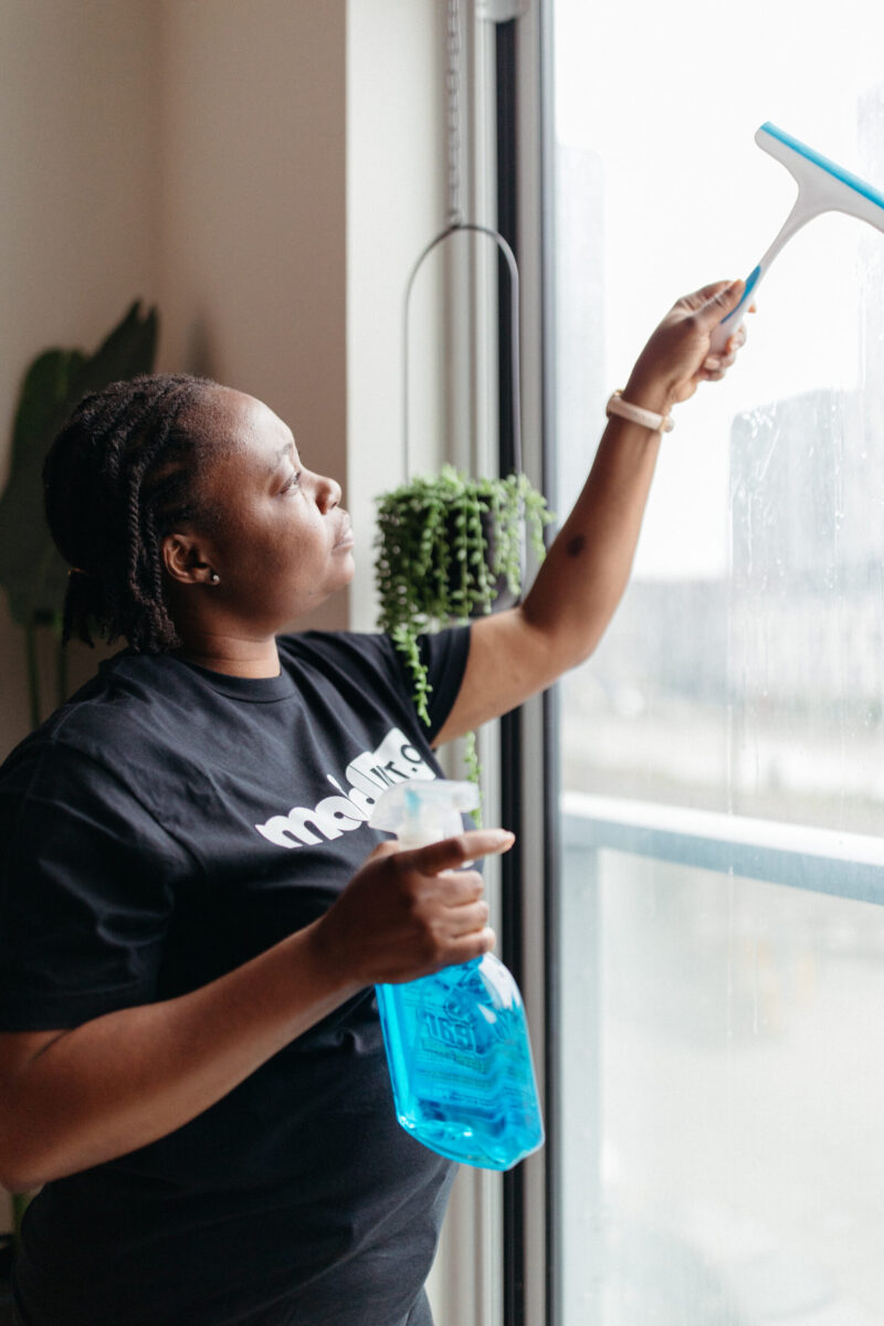 Maid in T.O team member delivering deep cleaning in Richmond Hill, ON, highlighting thorough results and the value of local professionals