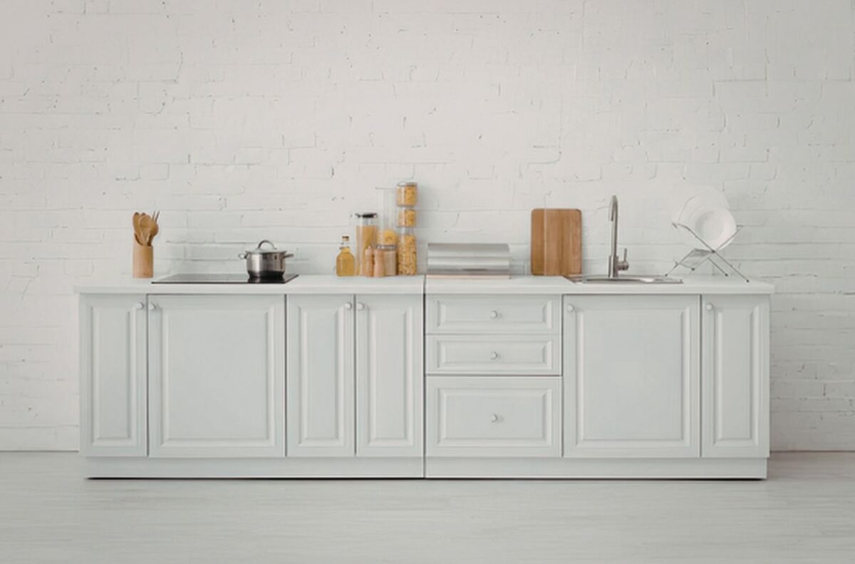 Maid in T.O specialist handling cabinet cleaning in Etobicoke home with organized kitchen cleaning methods. Cabinet Cleaning Near Me.